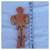 Folk Art Dancing Men - Cowboy Made in Columbia Carpenter Shop