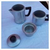Griswold cast aluminum tea kettle, Wear-Ever Percolator and Others