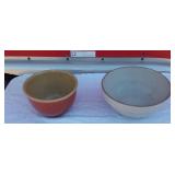 Lot of 2 Stonewear Bowls Including Kla-Hamm
