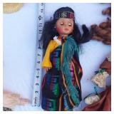 Lot of Porcelain and Other Dolls