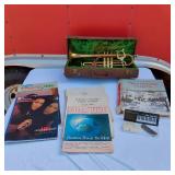 Grand Rapids by York Trumpet with Case and Sheet Music