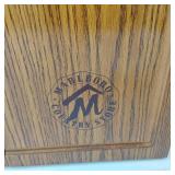 Dartboard in Marlboro Wooden Dartboard Wall Cabinet