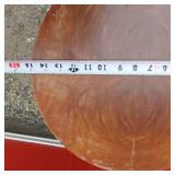 Round End Table with Storage