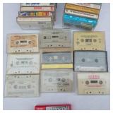 Lot of Cassette Tapes and Case Including Mamas and Papas, Marty Robbins, Oak Ridge Boys, Bad Company, Winger and More