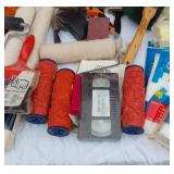 Sandpaper, Paint Rollers, Steel Wool and Other Painting Supplies
