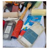 Sandpaper, Paint Rollers, Steel Wool and Other Painting Supplies