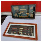 Golf Displays with Replica Vintage Golf Clubs and Balls