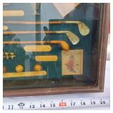 Golf Displays with Replica Vintage Golf Clubs and Balls