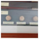 Golf Displays with Replica Vintage Golf Clubs and Balls