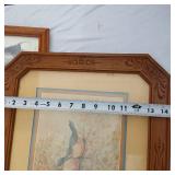 Picture Frames and Various Wall Art Including Loons, Cowboys and More