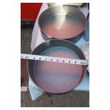 Bread Pans, Cake Panks, Cookie Sheets and Other Baking Utensils