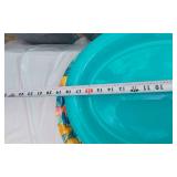 Colorful Serving Platters and Bowls - Plastic