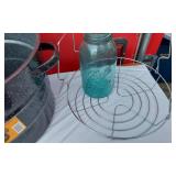Water Bath Canner, Funnels, Vintage Ball Jar