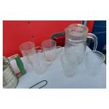 Flour Sifters, Green Pyrex Baking Dish and Other Kitchen Items