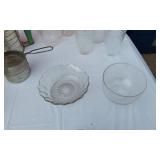 Flour Sifters, Green Pyrex Baking Dish and Other Kitchen Items