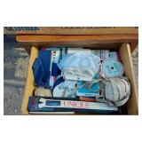 Sewing Table with Drawers of Thread and Other Sewing Supplies, Huge Selection of Sewing patterns