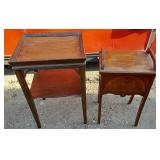 Lot of 2 Vintage Side Tables