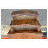 Decorative and Unique Vintage Side Table with Drawers