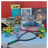 Puzzles (uncounted), Lincoln Logs, Raquetball Racket