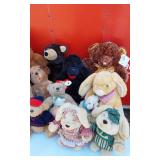 Stuffed Bears and Bunny Rabbits