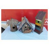 Lot of 3 Birdhouses