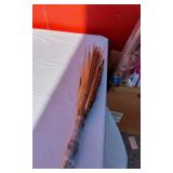 Craft Supplies In Plastic Cabinet, Wrapping Paper