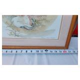 Lot of 3 Limited Edition Signed Barbara Boyer Untiedt Framed Art: Monday Morning, Hollyhock Dolls, Dandelion Time