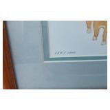 Lot of 3 Limited Edition Signed Barbara Boyer Untiedt Framed Art: Monday Morning, Hollyhock Dolls, Dandelion Time