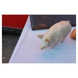 Pig, Horse, Goose Carvings and Shelves