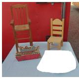 Doll Chairs and Noah