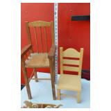 Doll Chairs and Noah