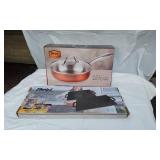New Saute Pan and Cast Iron Grill / Griddle