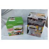 New Food Steamer and Popcorn Popper
