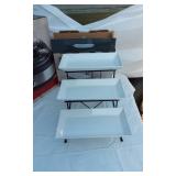 New Parini Triple Appetizer Warmer and Serving Plate Set