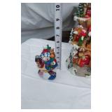 Lot of Holiday Decorations Including Santa