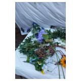 Artificial Flower Arrangements including Wreaths and Bouquets