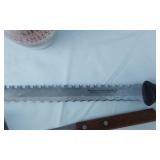 Vintage Kitchen and Utility Tools including Knives, Razors, and Glasses