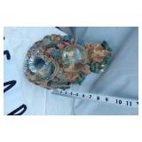 Be a Beautiful Cupcake Sign, Favorite Prayers Book, Paper Stencils, Decorative Village Water Globe, Glass Block