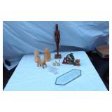 Wooden Sculptures, Figurines, and Decorative Items