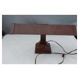 Vintage Desk Lamp with Fluorescent Bulb and Adjustable Head