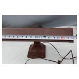 Vintage Desk Lamp with Fluorescent Bulb and Adjustable Head