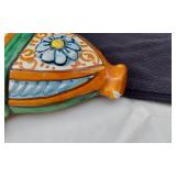 Leona Lavorato Hand-Painted Ceramic Wall Decor