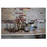 Large Assortment of Lamps and Lighting - Oil Lamps