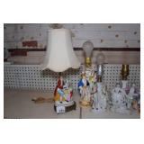 Victorian Couple Lamps