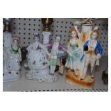 Victorian Couple Lamps