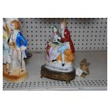 Victorian Couple Lamps