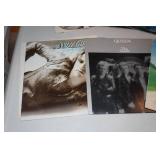 Record Albums with Rack - Elvis, Young Rascals, Grand Funk