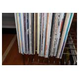 Record Albums with Rack - Elvis, Young Rascals, Grand Funk