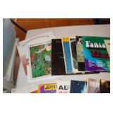 Record Albums with Rack - Elvis, Young Rascals, Grand Funk