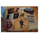 Record Albums with Rack - Elvis, Young Rascals, Grand Funk